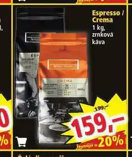 Norma Káva espresso / crema nabídka