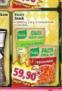 Norma Knorr snack nabídka