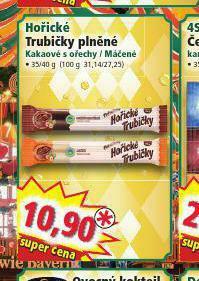 Norma Hořické trubičky plněné nabídka