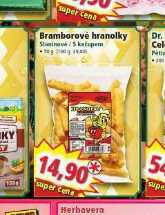 Norma Bramborové hranolky nabídka