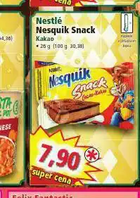 Norma Nestlé nesquik snack nabídka