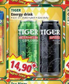 Norma Tiger energy drink nabídka