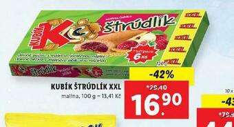 Lidl Kubík štrúdlík xxl nabídka