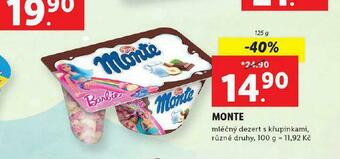 Lidl Monte nabídka