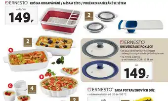 Lidl Koš na odkapávání / mísa a síto / prkénko na řezání se sítem nabídka