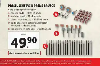 Lidl Příslušenství k přímé brusce nabídka