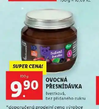 Lidl Ovocná přesnídávka nabídka