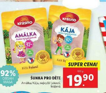 Lidl Šunka pro děti nabídka