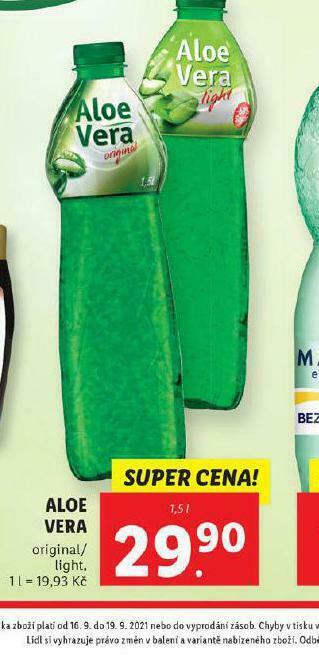 Lidl Aloe vera nabídka