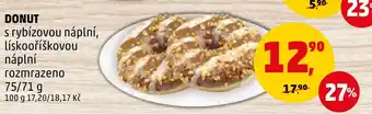 Penny Market DONUT s rybízovou náplní, nabídka
