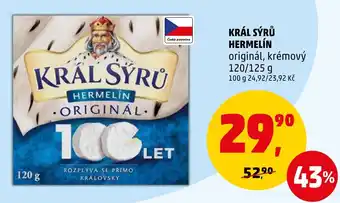 Penny Market KRÁL SÝRŮ HERMELÍN nabídka