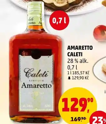 Penny Market AMARETTO CALETI 28 % alk. nabídka