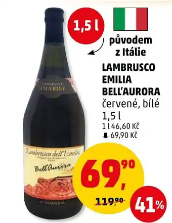 Penny Market LAMBRUSCO EMILIA BELL'AURORA nabídka