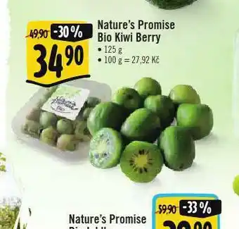 Albert Bio kiwi berry nabídka
