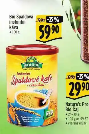 Albert Bio špaldová instantní káva nabídka