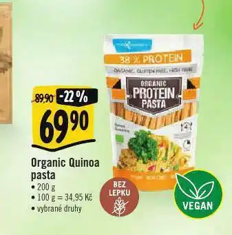 Albert Organic quinoa pasta nabídka
