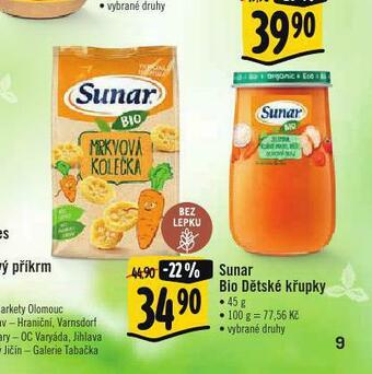 Albert Sunar bio dětské křupky nabídka