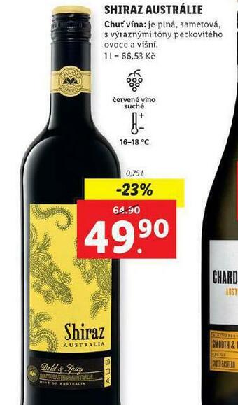 Lidl Shiraz austrálie nabídka