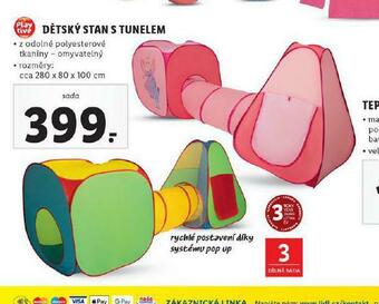 Lidl Dětský stan s tunelem nabídka