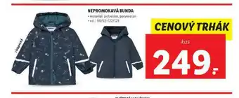 Lidl Chlapecká nepromokavá bunda nabídka