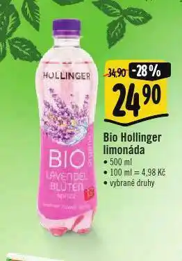 Albert Bio hollinger limonáda nabídka