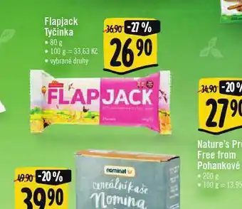 Albert Flapjack tyčinka nabídka