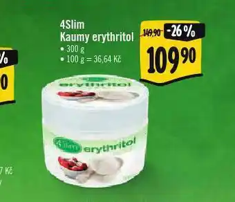 Albert 4slim kaumy erythritol nabídka