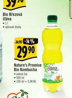 Albert Bio kombucha nabídka