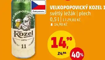 Penny Market VELKOPOPOVICKÝ KOZEL 11 nabídka