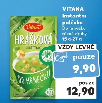 Kaufland VITANA Instantní polévka nabídka