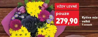 Kaufland Kytice mix velká nabídka