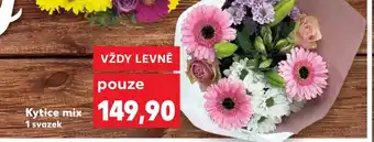 Kaufland Kytice mix nabídka