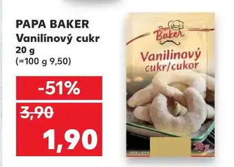 Kaufland PAPA BAKER Vanilínový cukr nabídka