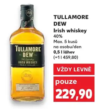 TULLAMORE DEW Irish whiskey 40%