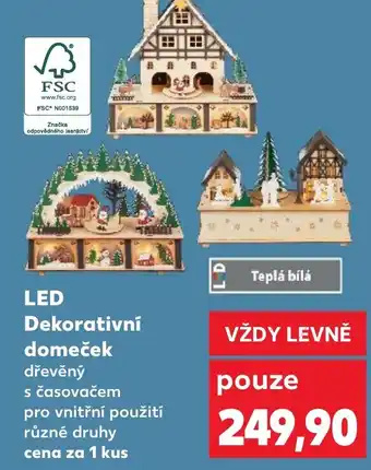 Kaufland LED Dekorativní domeček nabídka