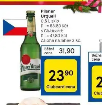 Tesco Pivo pilsner urquell nabídka