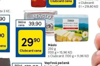 Tesco Máslo nabídka