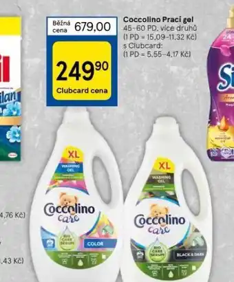 Tesco Coccolino prací gel nabídka