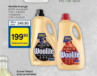 Tesco Woolite prací gel nabídka