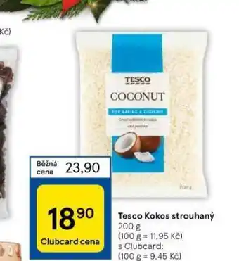 Tesco Tesco kokos strouhaný nabídka