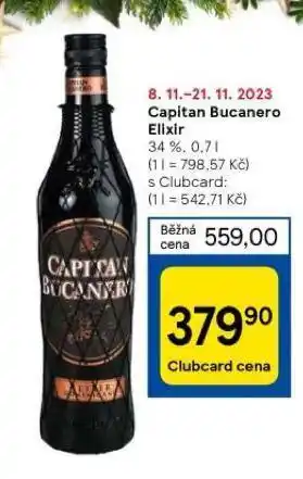 Tesco Capitan bucanero elixír nabídka