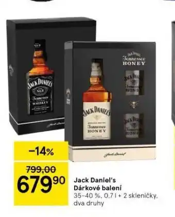 Tesco Jack daniel´s dárkové balení nabídka