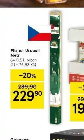 Tesco Pivo pilsner urquell nabídka