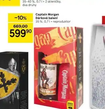 Tesco Captain morgan dárkové balení nabídka