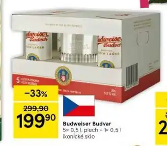 Tesco Pivo budweiser budvar original nabídka
