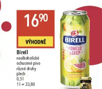 Globus Birell nealkoholické ochucené pivo nabídka