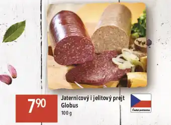 Globus Jaternicový i jelitový prejt Globus 100 g nabídka