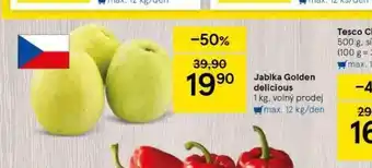 Tesco Jablka golden delicious nabídka