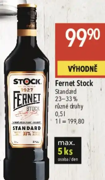 Globus Fernet Stock Standard nabídka