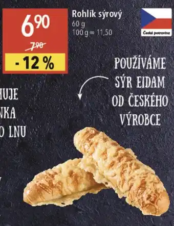 Globus Rohlík sýrový 60 g nabídka
